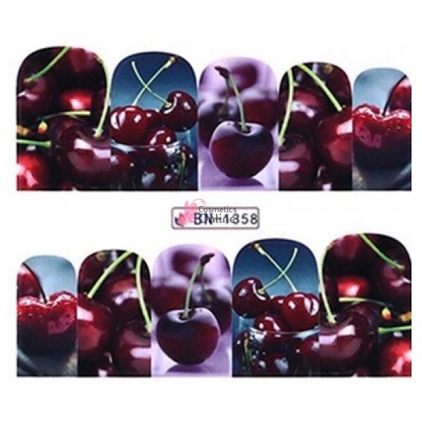 Stickere cu Apa pentru unghii cod BN1358 Fructe